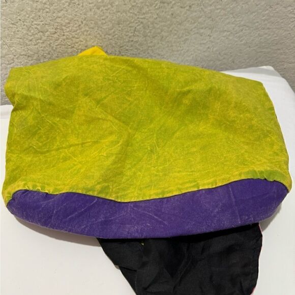 Patchwork Hippie Boho Pocket Zip Crossbody bag purse 100% cotton Made in Nepal - Picture 7 of 7